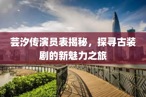 蕓汐傳演員表揭秘，探尋古裝劇的新魅力之旅